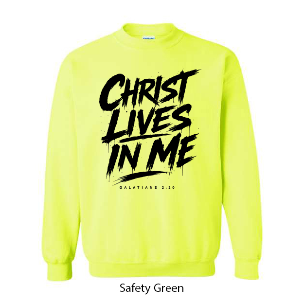 Christ Lives In Me Crewneck Sweatshirt - Image 13