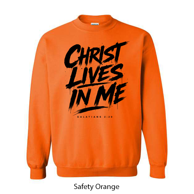 Christ Lives In Me Crewneck Sweatshirt - Image 14