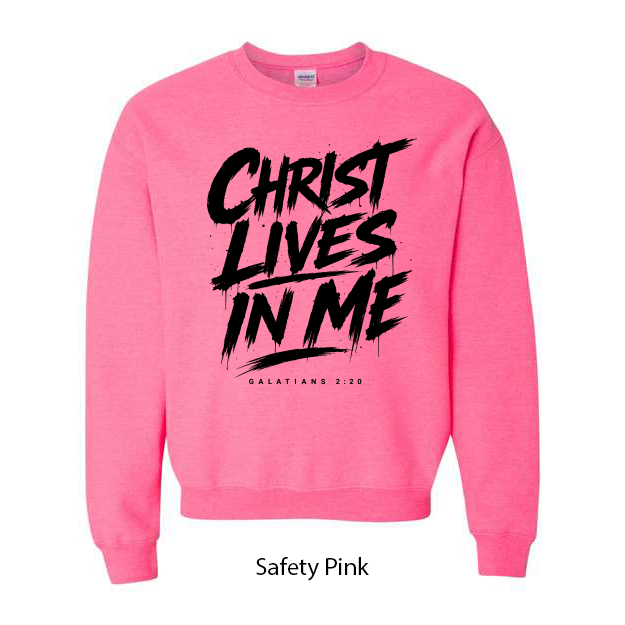 Christ Lives In Me Crewneck Sweatshirt - Image 15