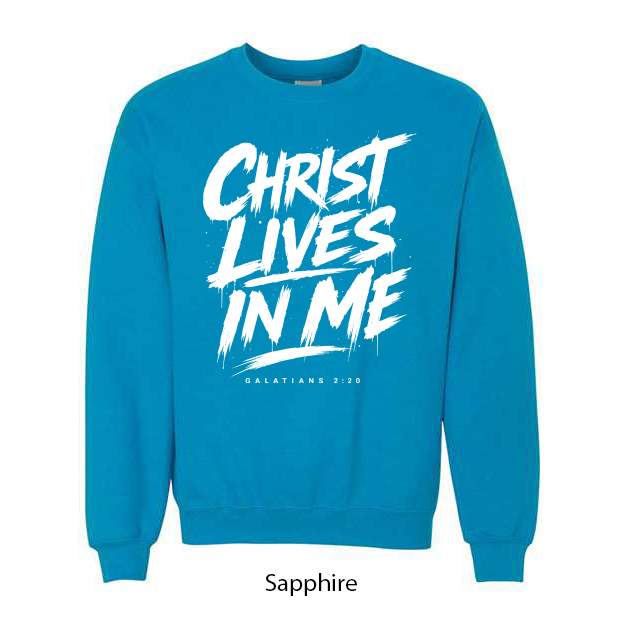 Christ Lives In Me Crewneck Sweatshirt - Image 16