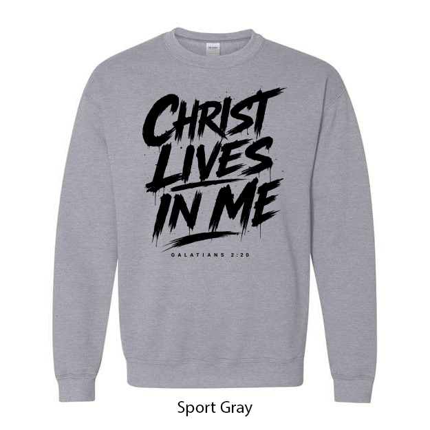Christ Lives In Me Crewneck Sweatshirt - Image 17