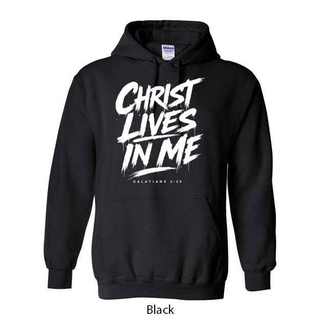 Christ Lives In Me Hoodie - Image 2