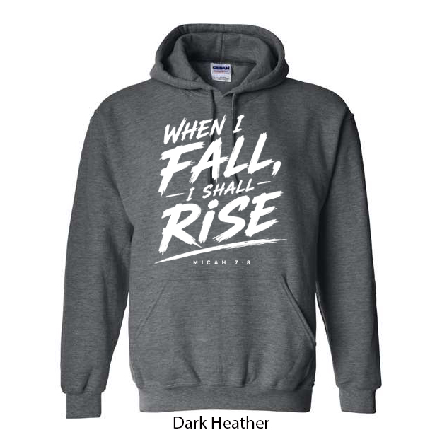 When I Fall I Will Rise Hoodie - Image 3