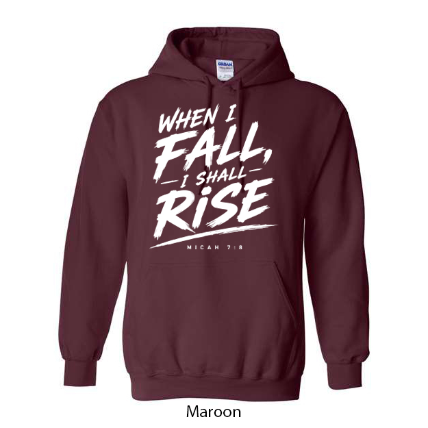 When I Fall I Will Rise Hoodie - Image 8