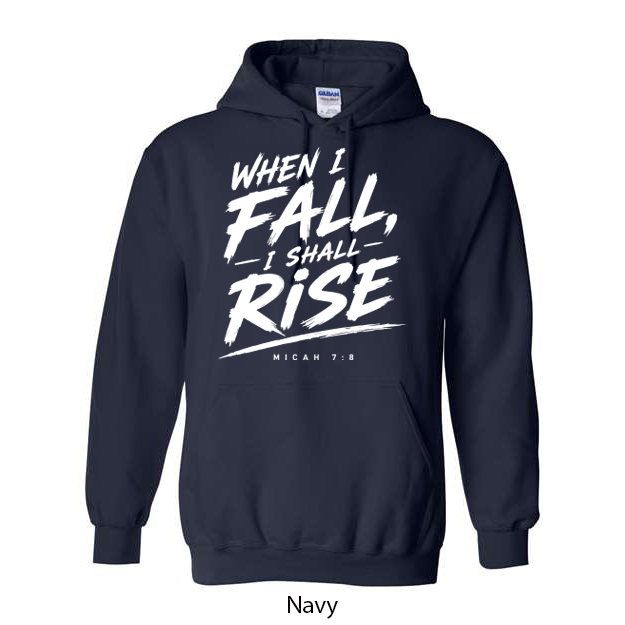When I Fall I Will Rise Hoodie - Image 10