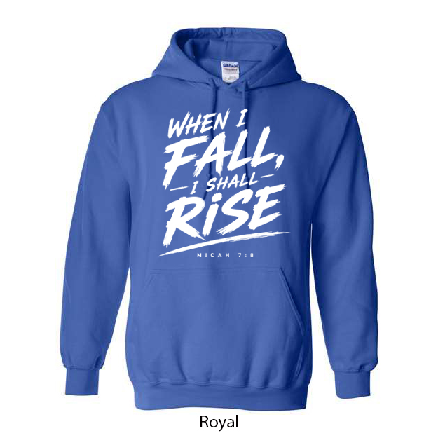 When I Fall I Will Rise Hoodie - Image 12
