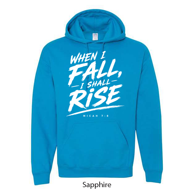 When I Fall I Will Rise Hoodie - Image 16