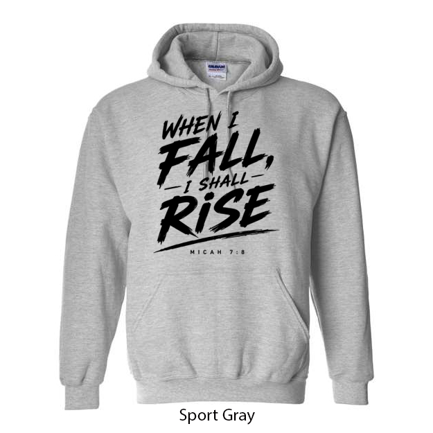 When I Fall I Will Rise Hoodie - Image 17