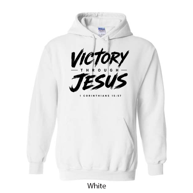 Victory Through Jesus Hoodie