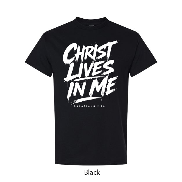 Christ Lives In Me T-Shirt - Image 2