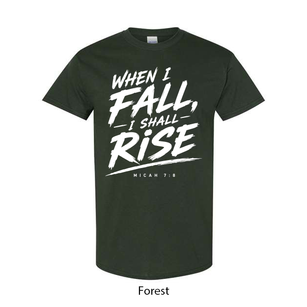 When I Fall I Will Rise T-Shirt - Image 3