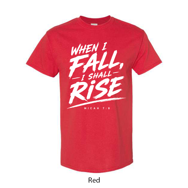 When I Fall I Will Rise T-Shirt - Image 11